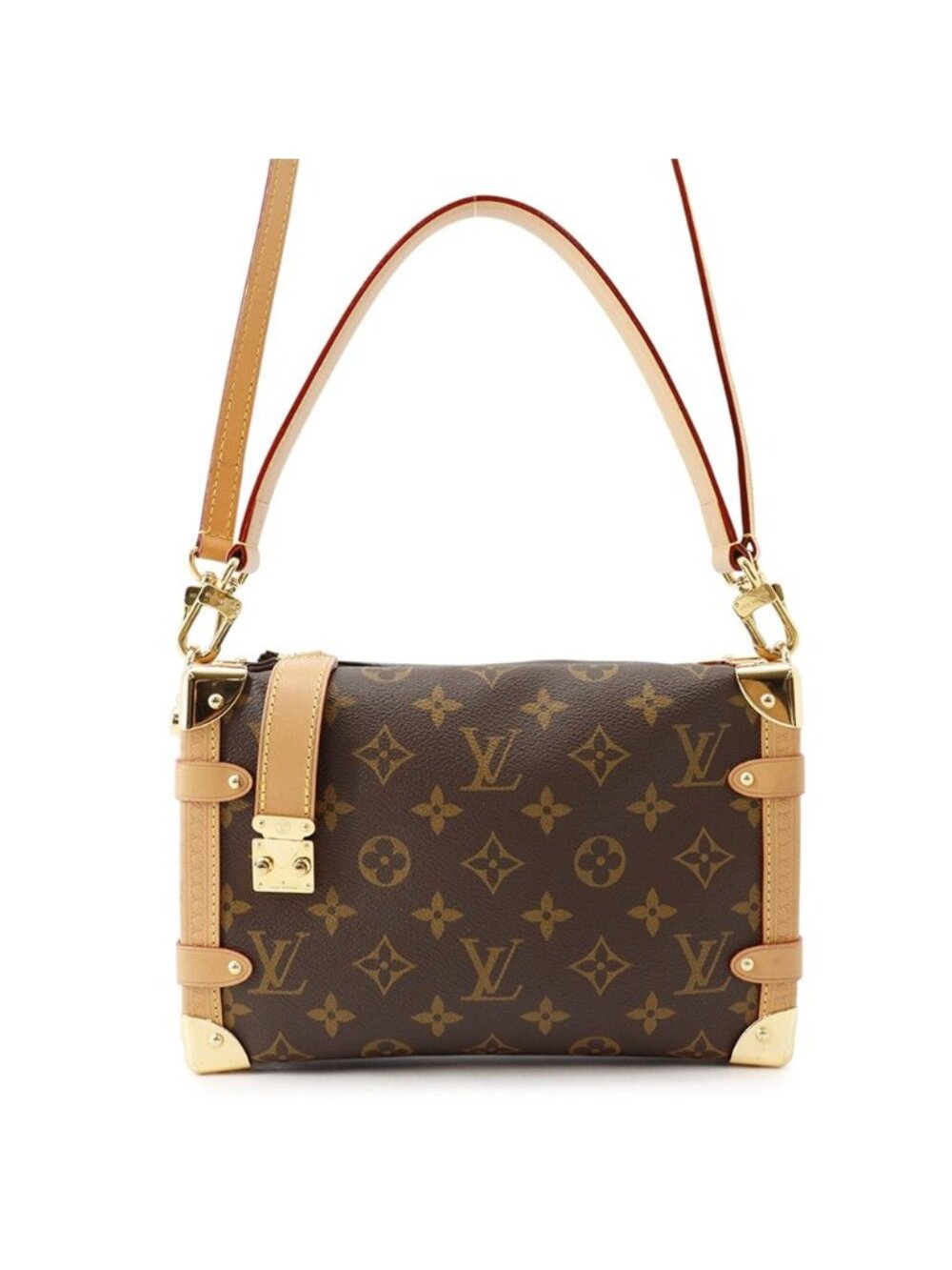 Louis Vuitton Monogram Side Trunk MM 2-Way Handbag